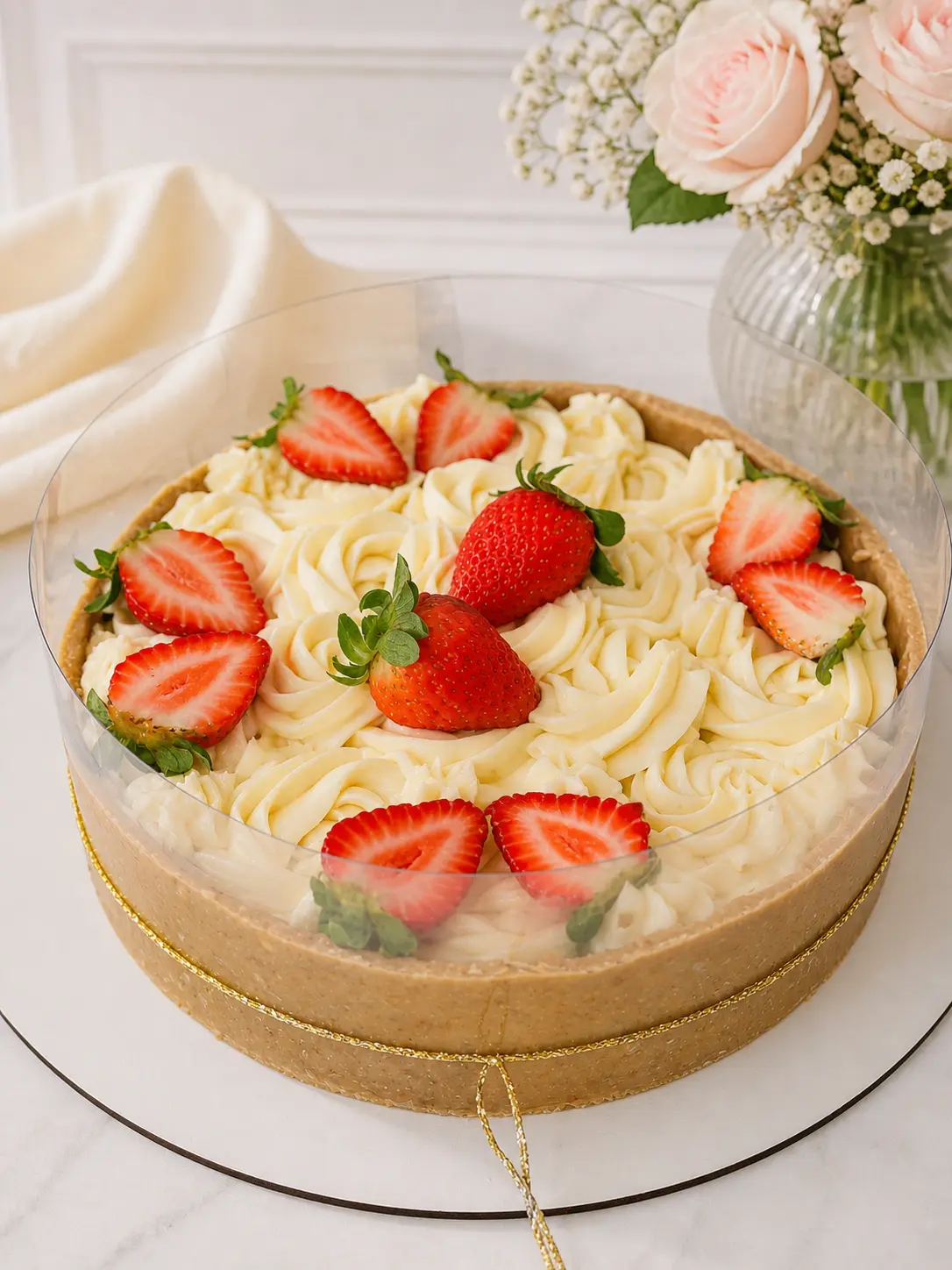 Morango e creme wp